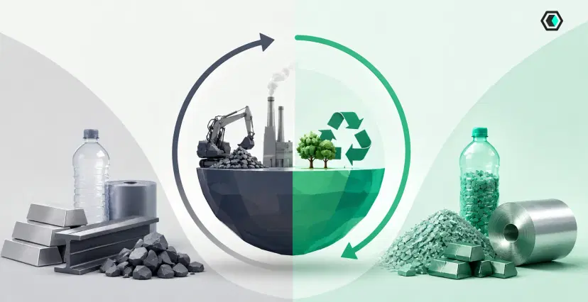 Thumbnail for Recycled vs. Virgin Materials: How They Impact Product Carbon Footprints